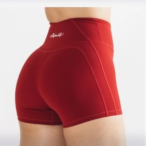 Alphalete Pulse Surge Short S Red